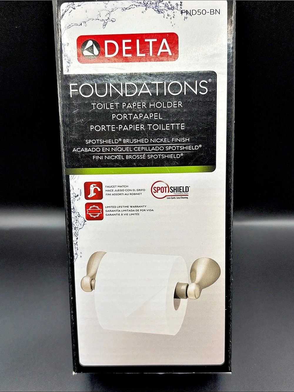 Delta Foundations Toilet Paper Holder Brushed Nickel Toilet Paper Holder